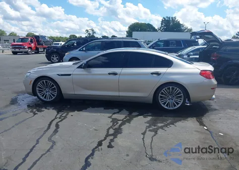 2014 BMW 650I Gran Coupe z USA, uszkodzony, nr VIN WBA6B2C54ED128777